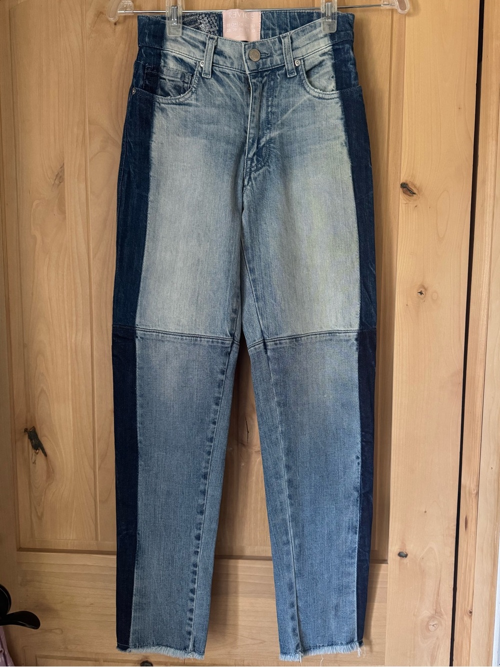 REVICE Two-Tone Blue jeans